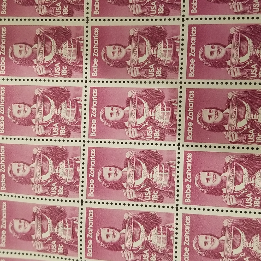 Babe Zaharias postage stamp